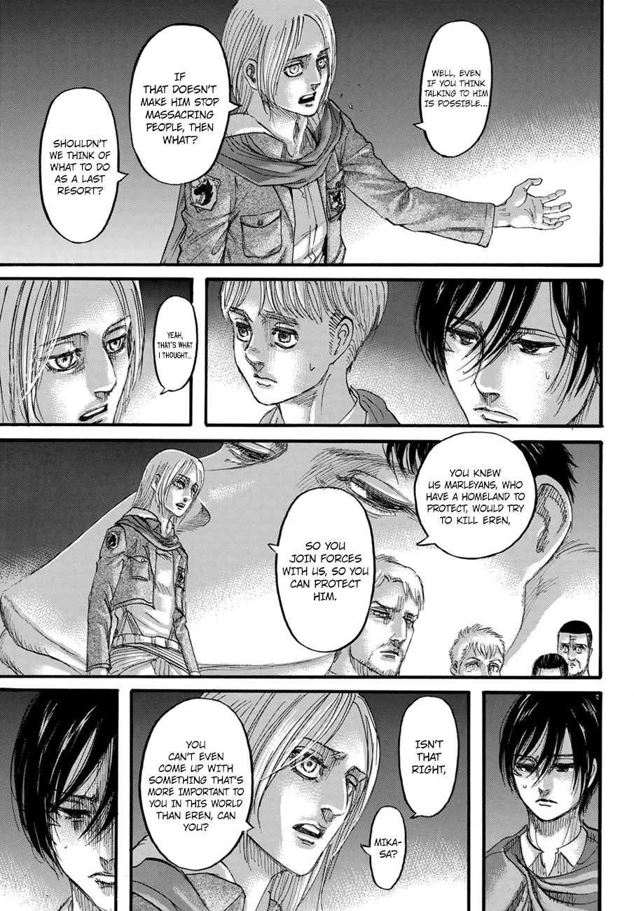 Attack On Titan - Vol.32 Chapter 127: The Night When It Ended