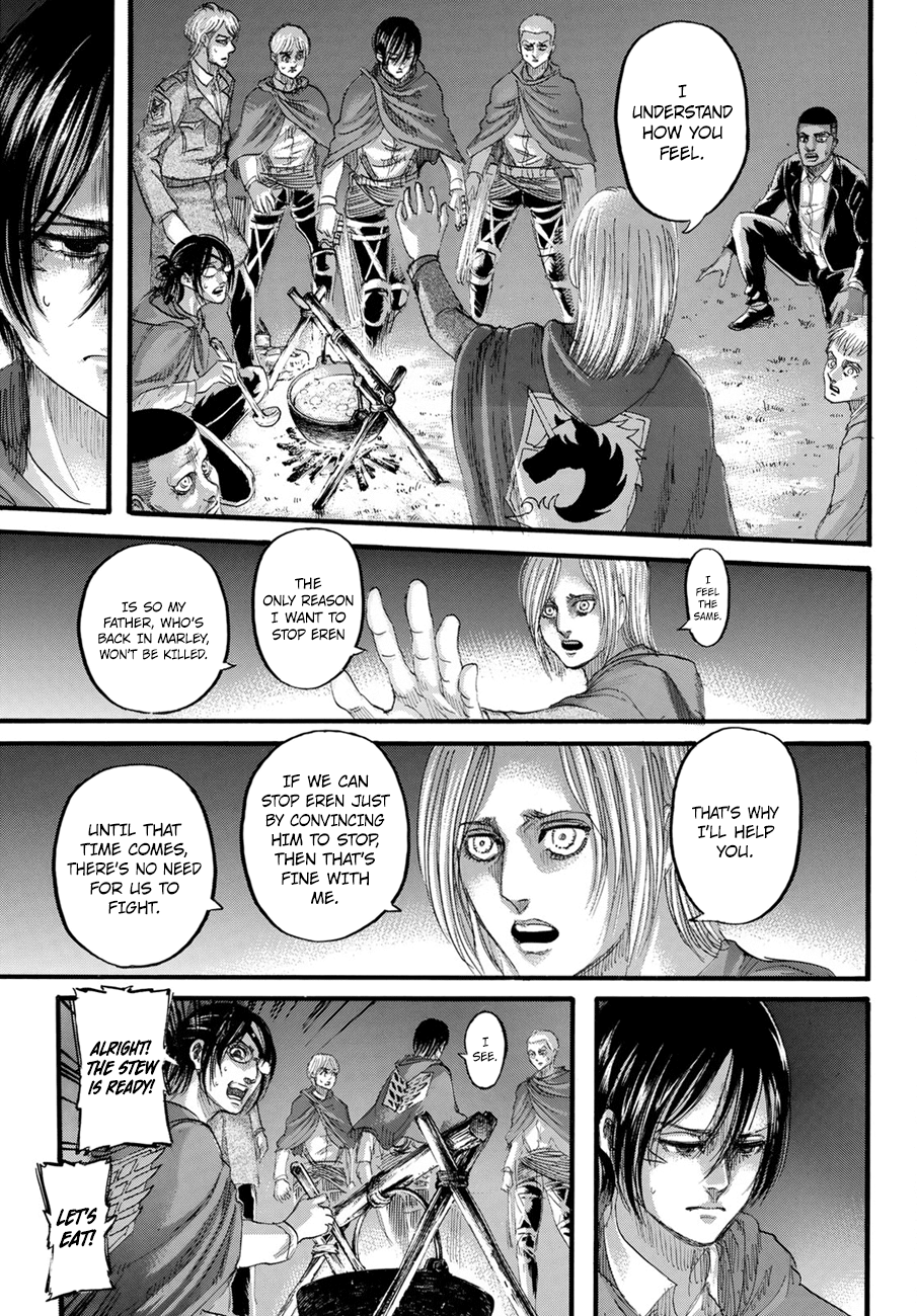 Attack On Titan - Vol.32 Chapter 127: The Night When It Ended