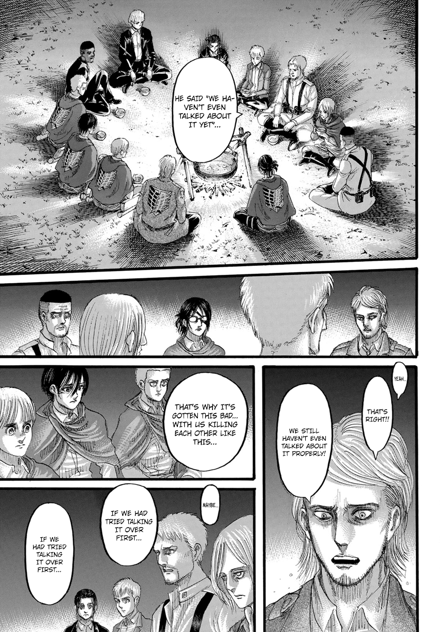 Attack On Titan - Vol.32 Chapter 127: The Night When It Ended