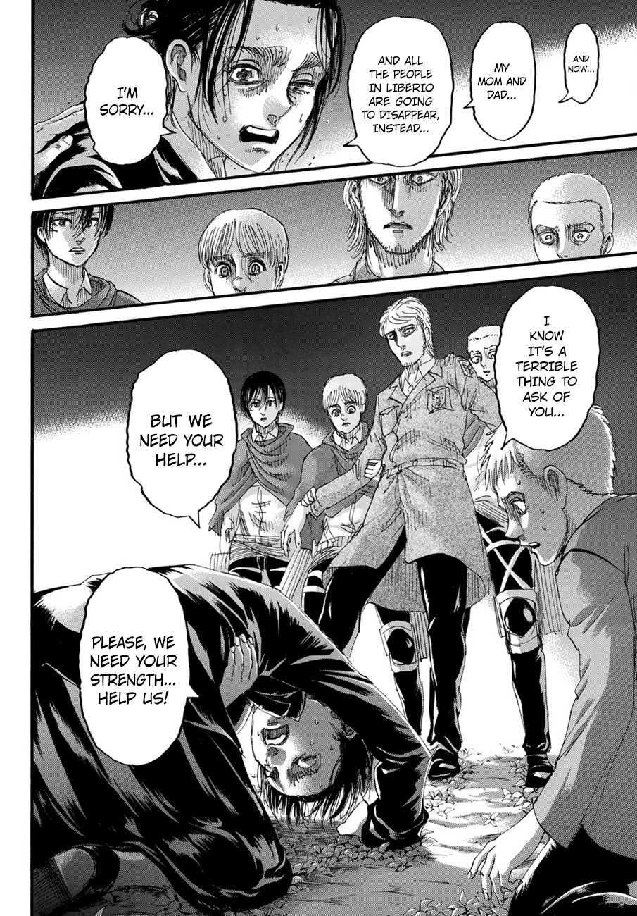 Attack On Titan - Vol.32 Chapter 127: The Night When It Ended