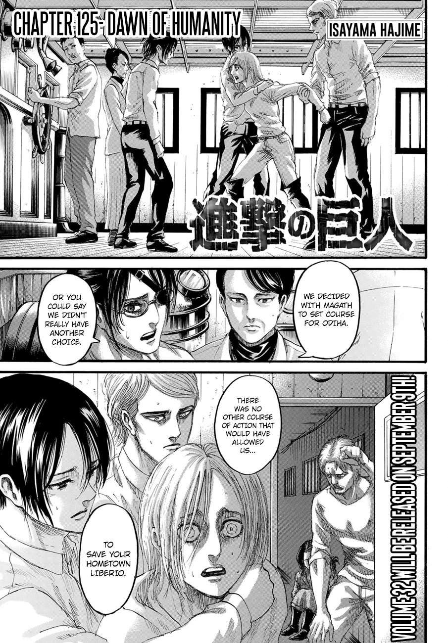 Attack On Titan - Vol.32 Chapter 130: Dawn Of Humanity