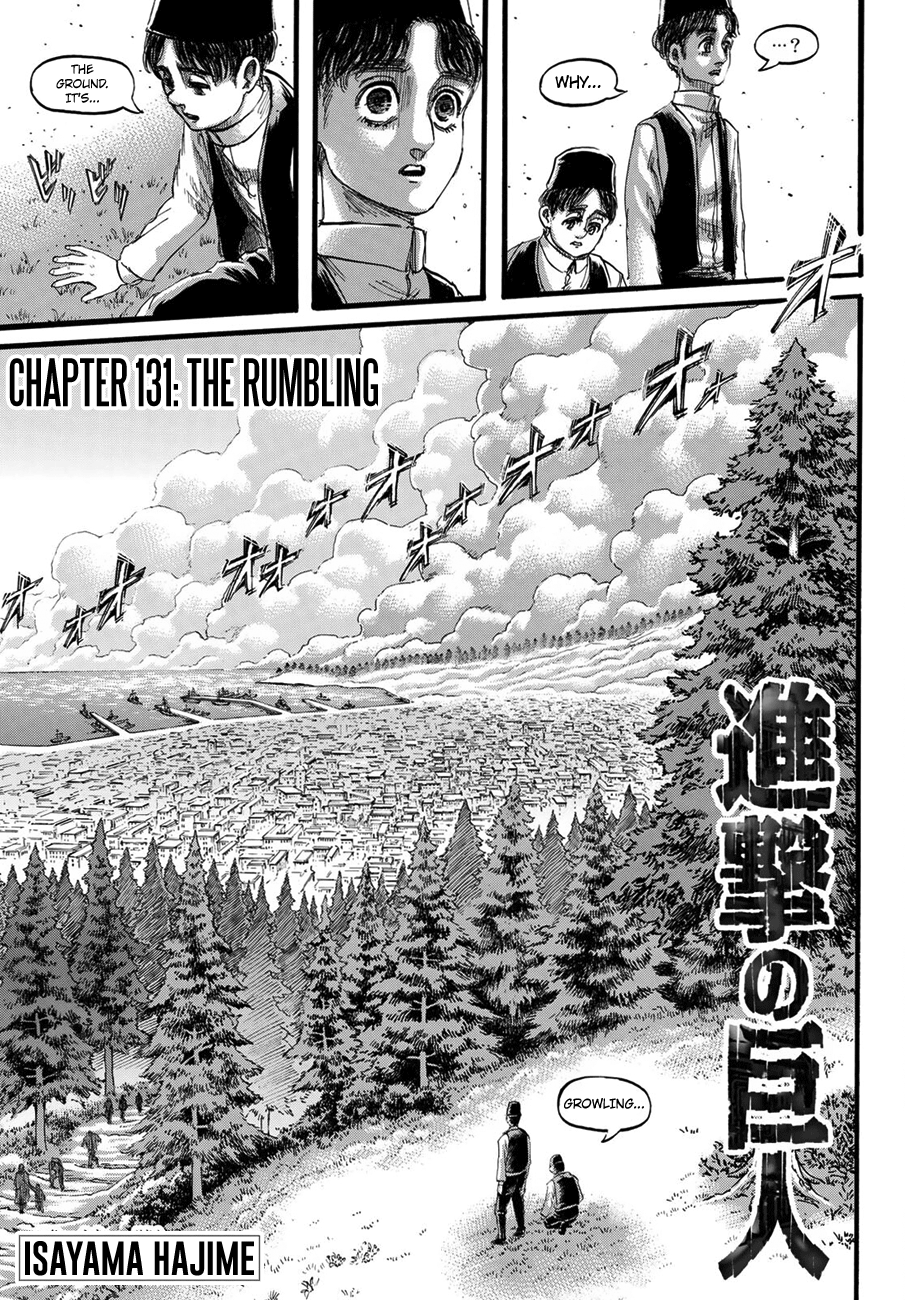 Attack On Titan - Vol.33 Chapter 131: The Rumbling