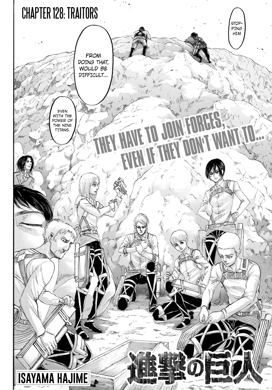 Attack On Titan - Vol.32 Chapter 128: Traitors