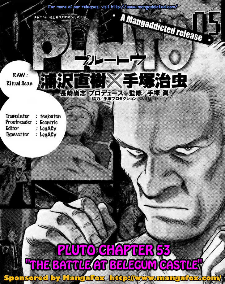 Pluto - Vol.7 Chapter 53 : The Battle At Belegum Castle