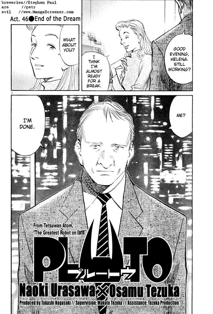 Pluto - Vol.6 Chapter 46 : End Of The Dream