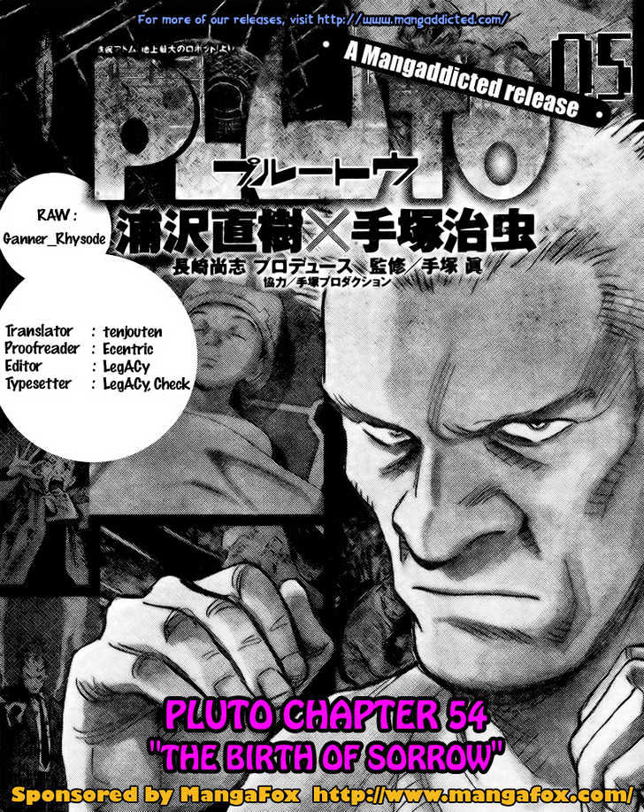 Pluto - Vol.7 Chapter 54 : The Birth Of Sorrow