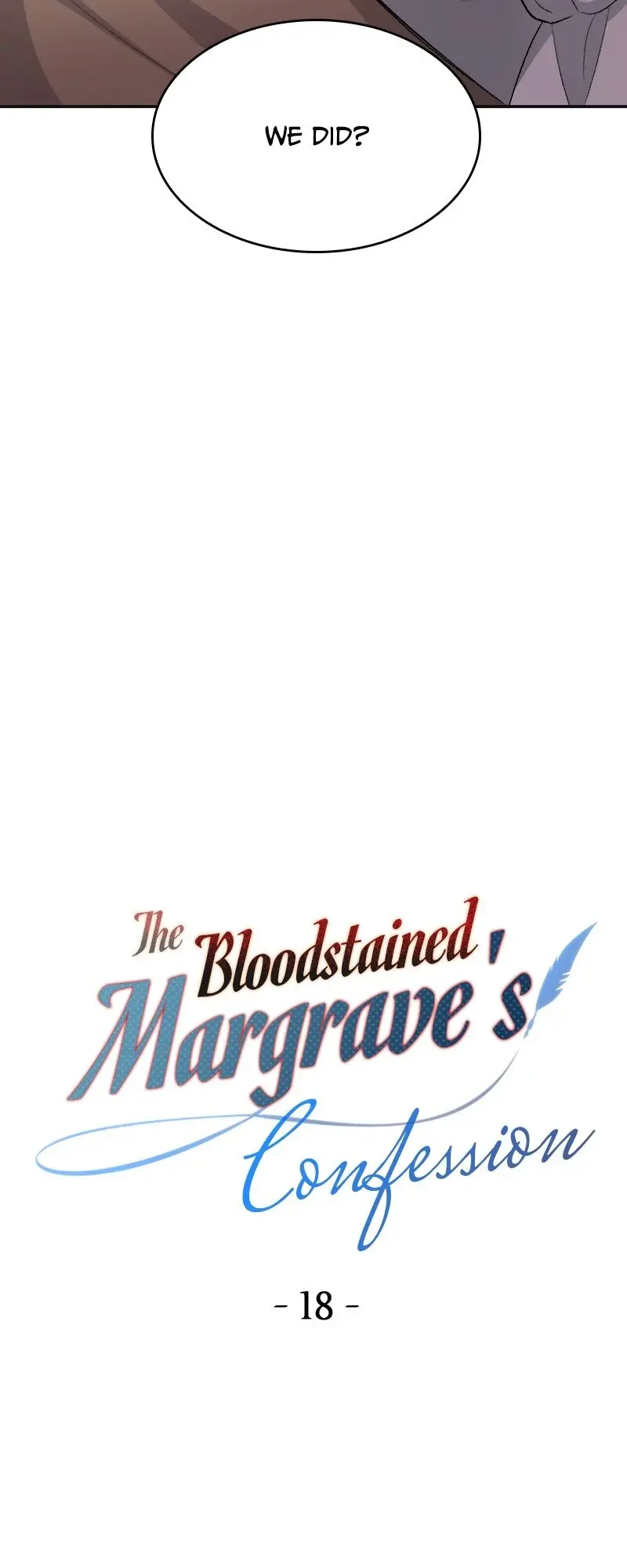 The Bloodstained Margrave's Confession - Chapter 18