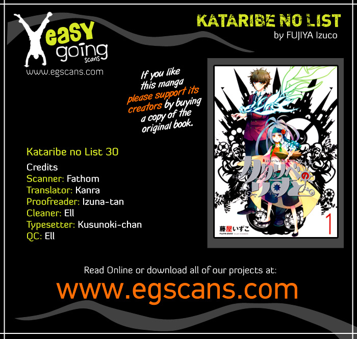 Kataribe No List - Vol.6 Chapter 30 : Door Will Not Open Anymore