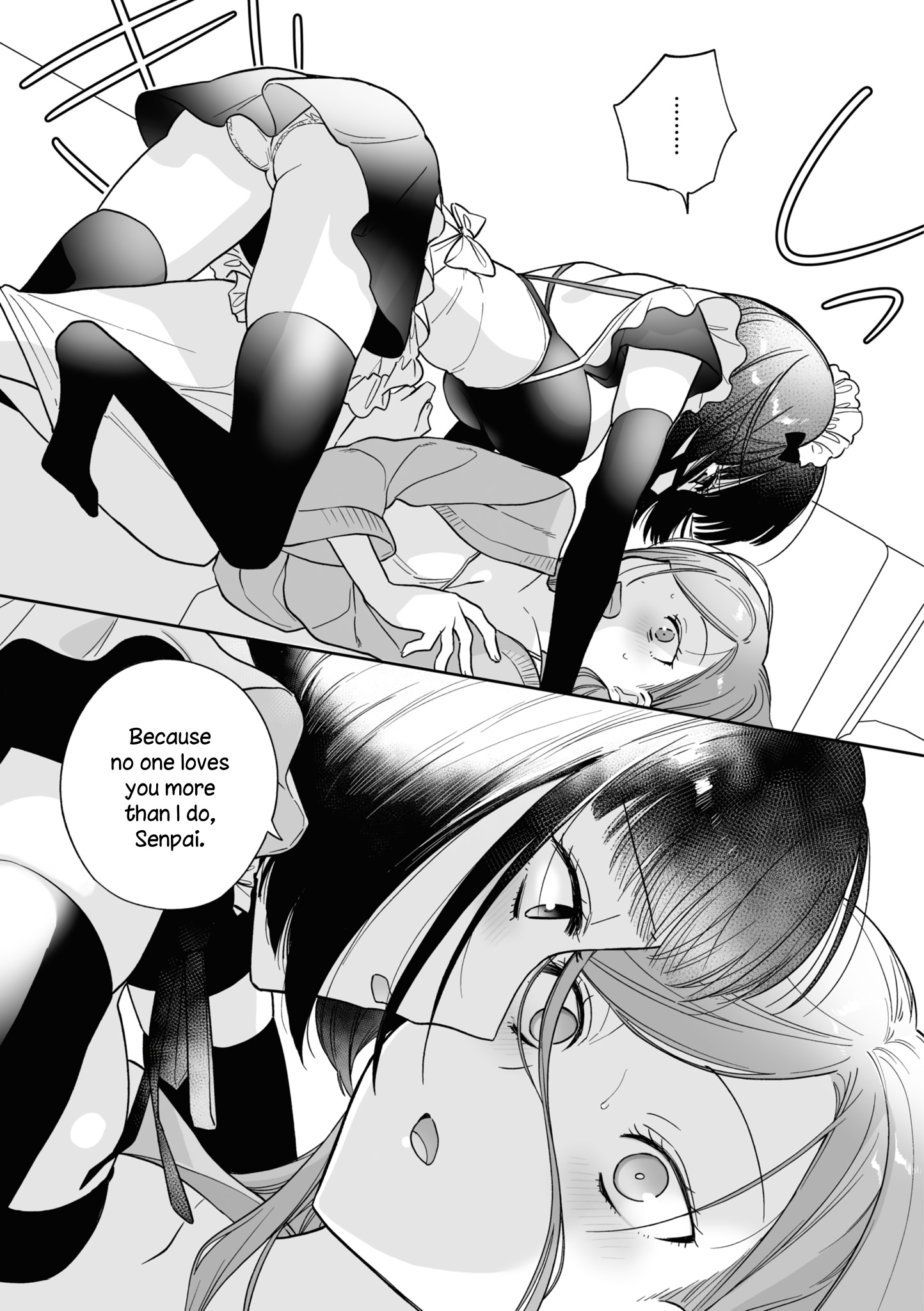 Cosplay Yuri Ecchi Anthology - Vol.1 Chapter 3: I'll Serve You Well, Senpai~♥ (Mitsumoto Hiyori)