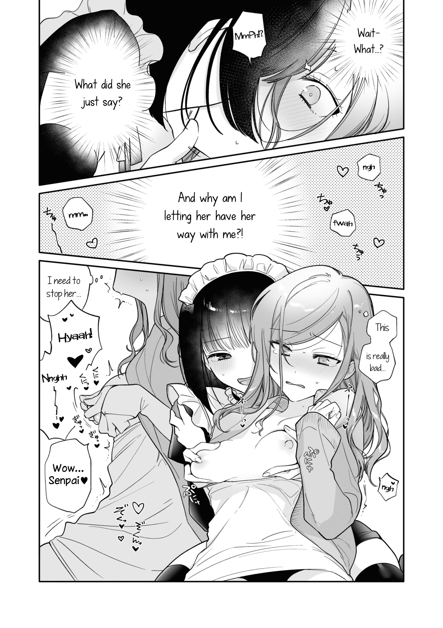 Cosplay Yuri Ecchi Anthology - Vol.1 Chapter 3: I'll Serve You Well, Senpai~♥ (Mitsumoto Hiyori)