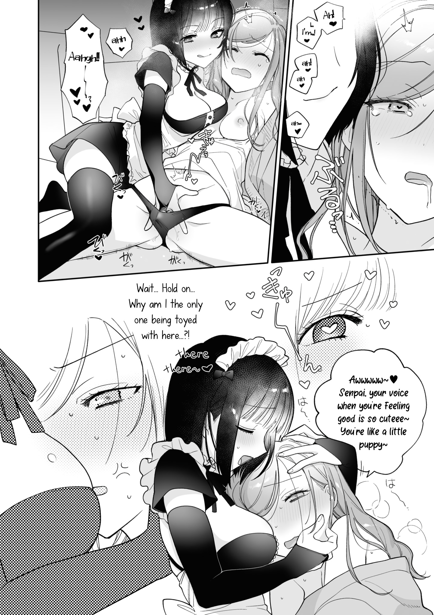 Cosplay Yuri Ecchi Anthology - Vol.1 Chapter 3: I'll Serve You Well, Senpai~♥ (Mitsumoto Hiyori)