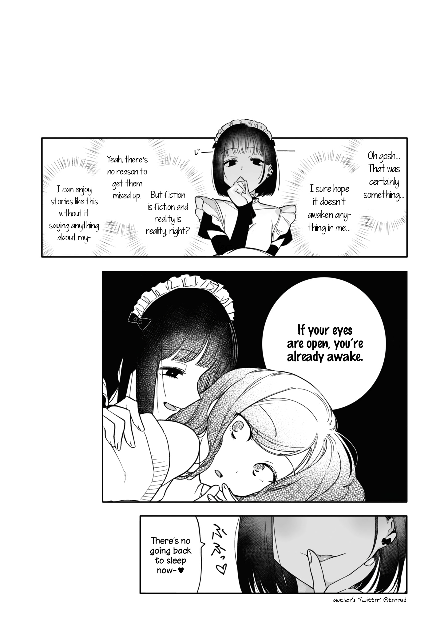 Cosplay Yuri Ecchi Anthology - Vol.1 Chapter 3: I'll Serve You Well, Senpai~♥ (Mitsumoto Hiyori)