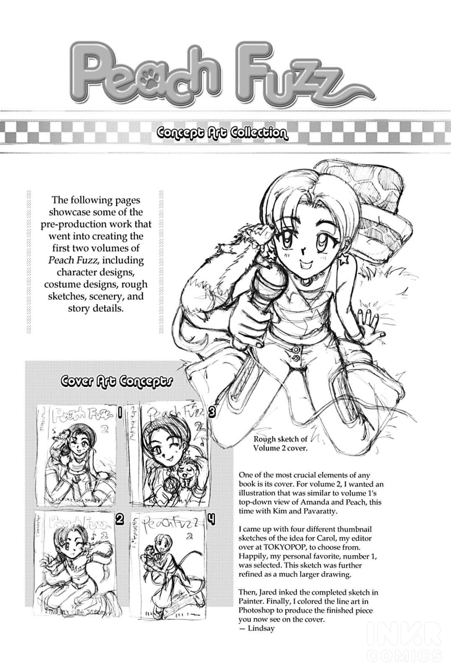 Peach Fuzz - Chapter 2: Vol.2 Extras - Concept Art Collection