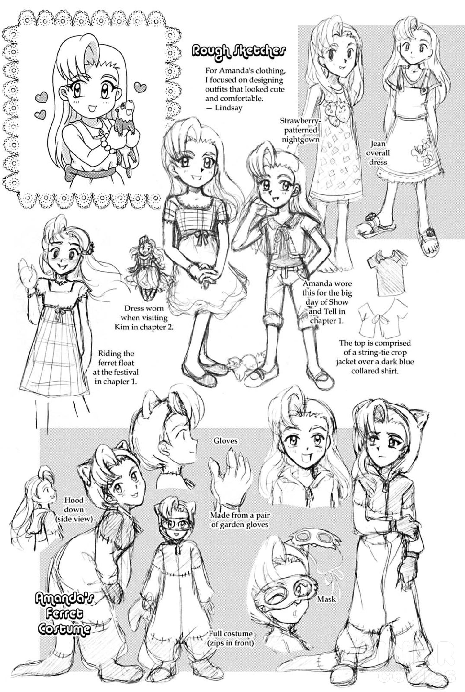 Peach Fuzz - Chapter 2: Vol.2 Extras - Concept Art Collection