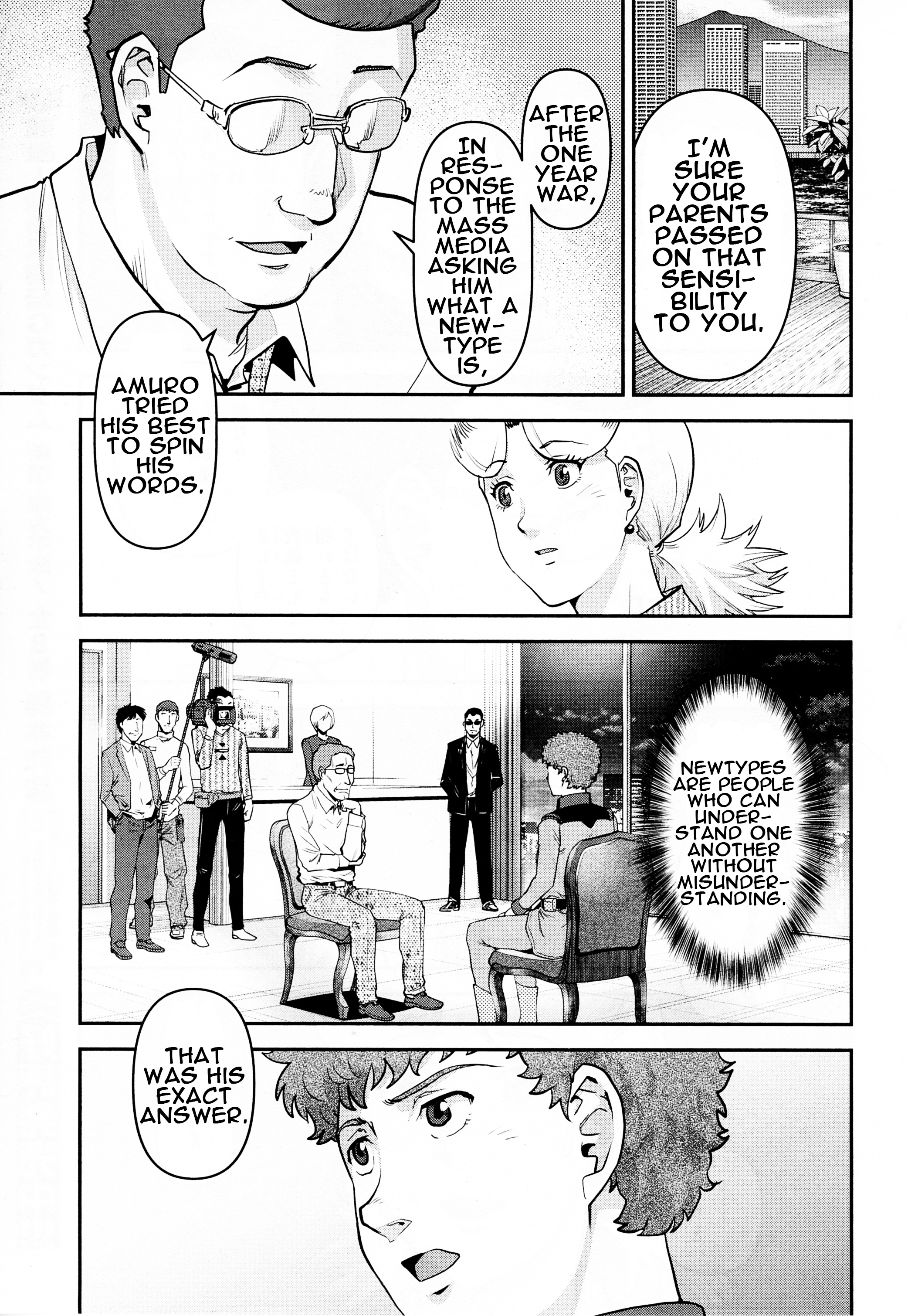 Mobile Suit Gundam Pulitzer - Amuro Ray Beyond The Aurora - Vol.1 Chapter 8: Report 8: Oscar Dublin