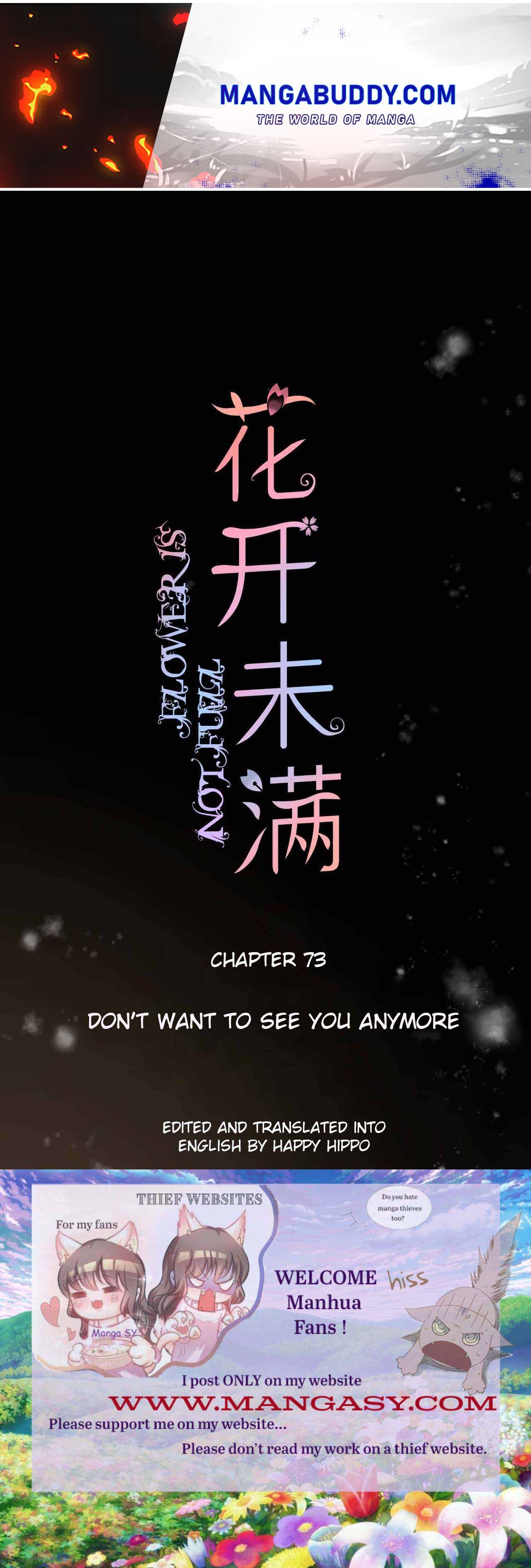 Flowers Not In Full Bloom - Chapter 73