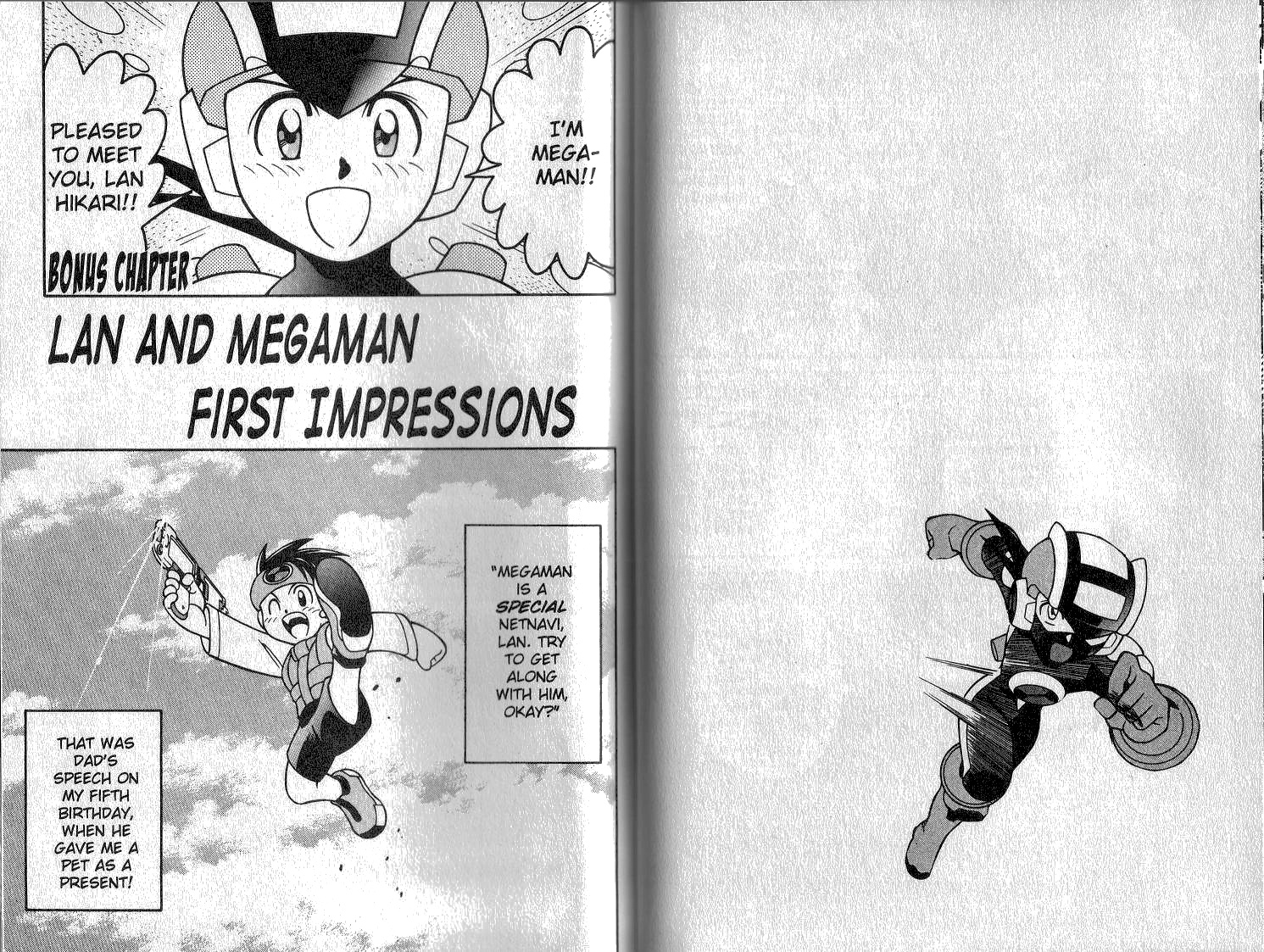 Mega Man Battle Network - Vol.1 Chapter 5.5: Lan And Megaman, First Impressions