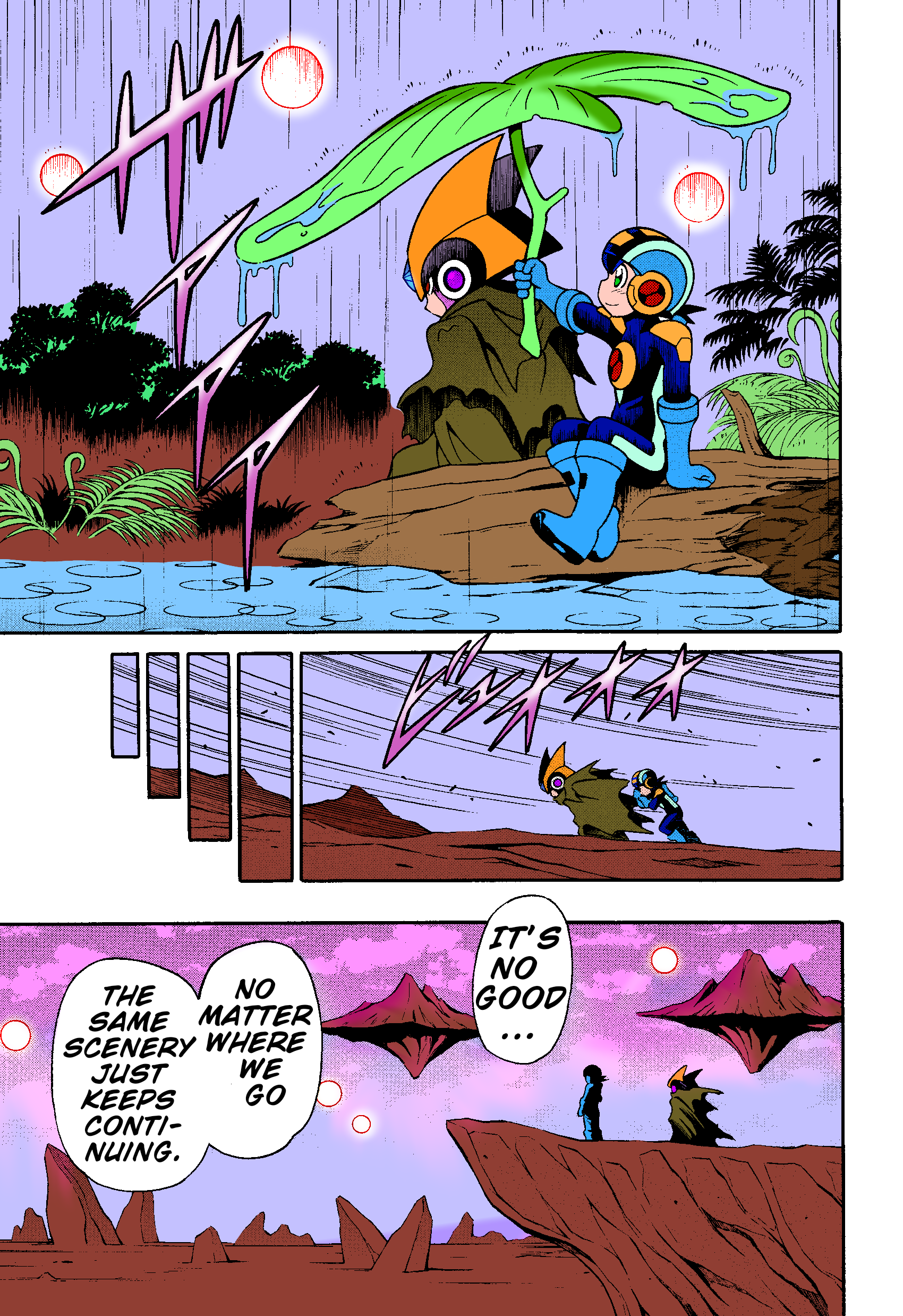 Mega Man Battle Network - Vol.13 Chapter 70.2: Pair's Journey Part 2 (Colored)