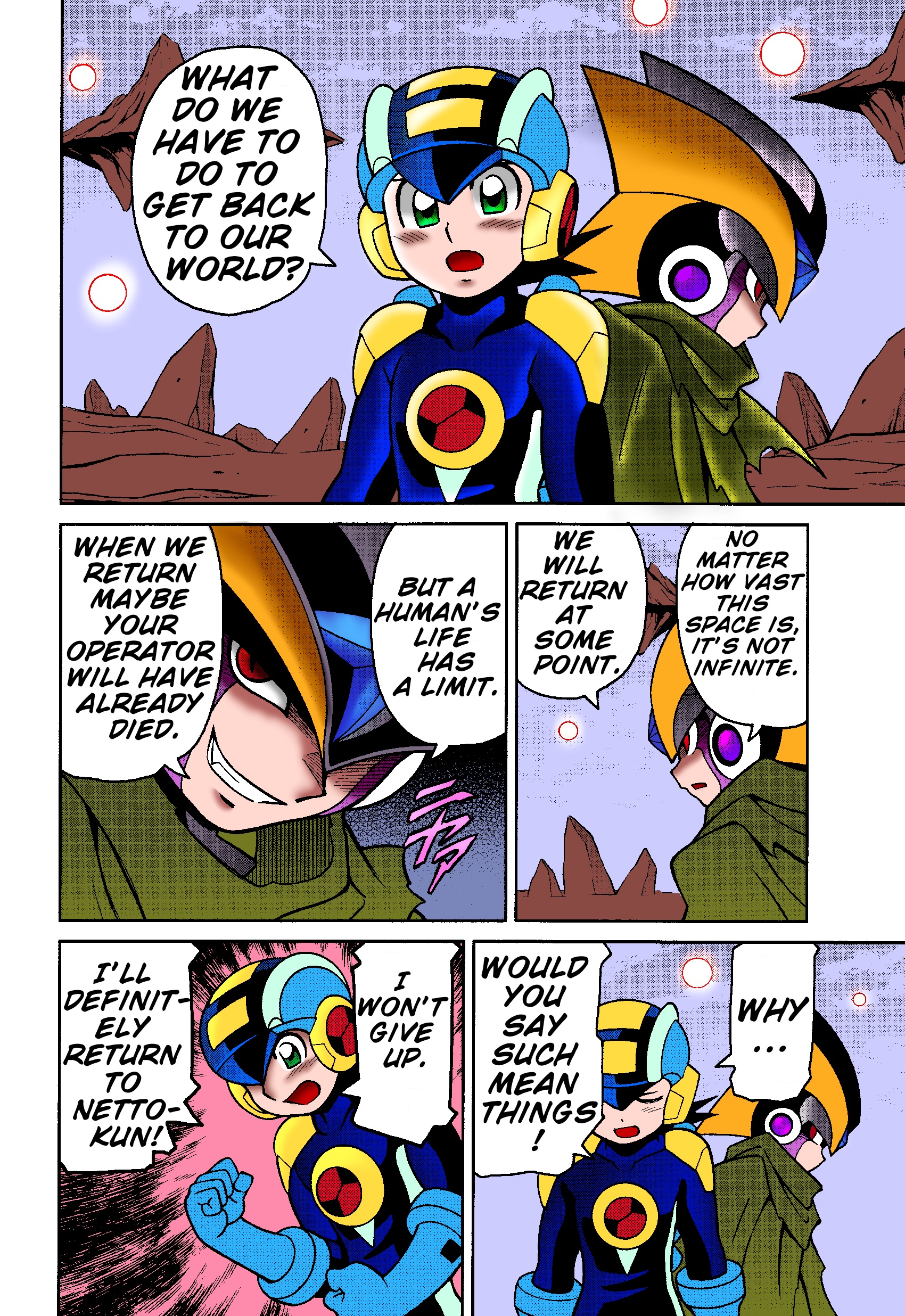 Mega Man Battle Network - Vol.13 Chapter 70.2: Pair's Journey Part 2 (Colored)