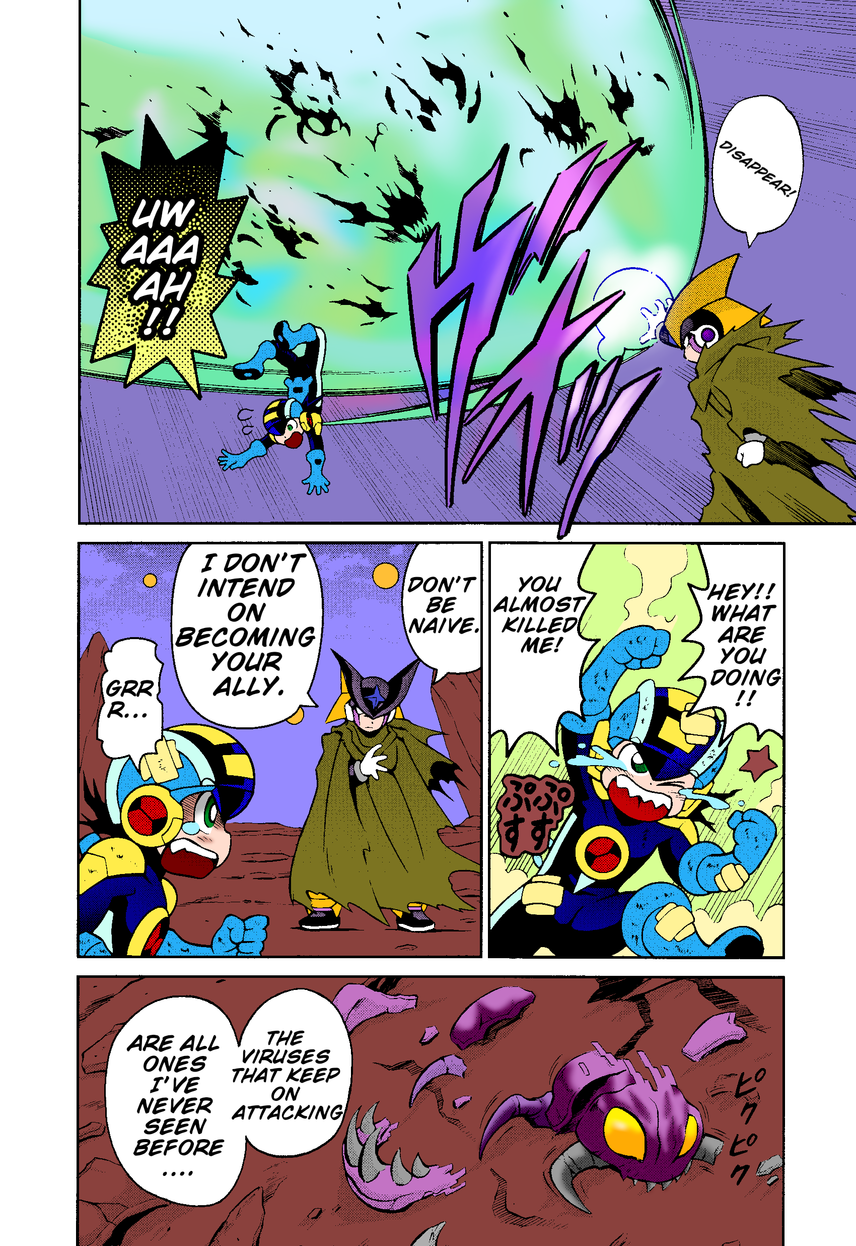 Mega Man Battle Network - Vol.13 Chapter 70.1: Pair's Journey Part 1 (Colored)