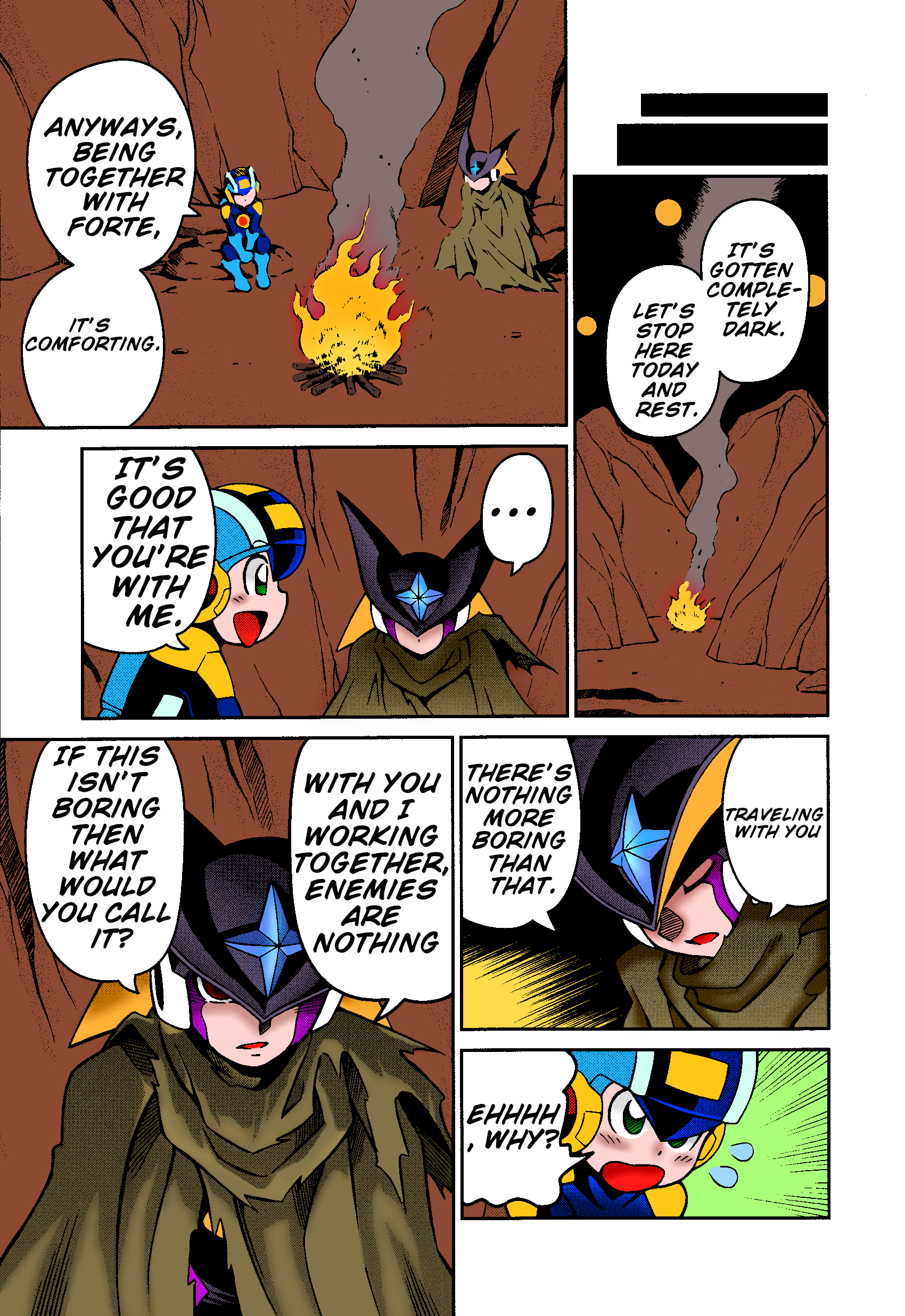 Mega Man Battle Network - Vol.13 Chapter 70.1: Pair's Journey Part 1 (Colored)