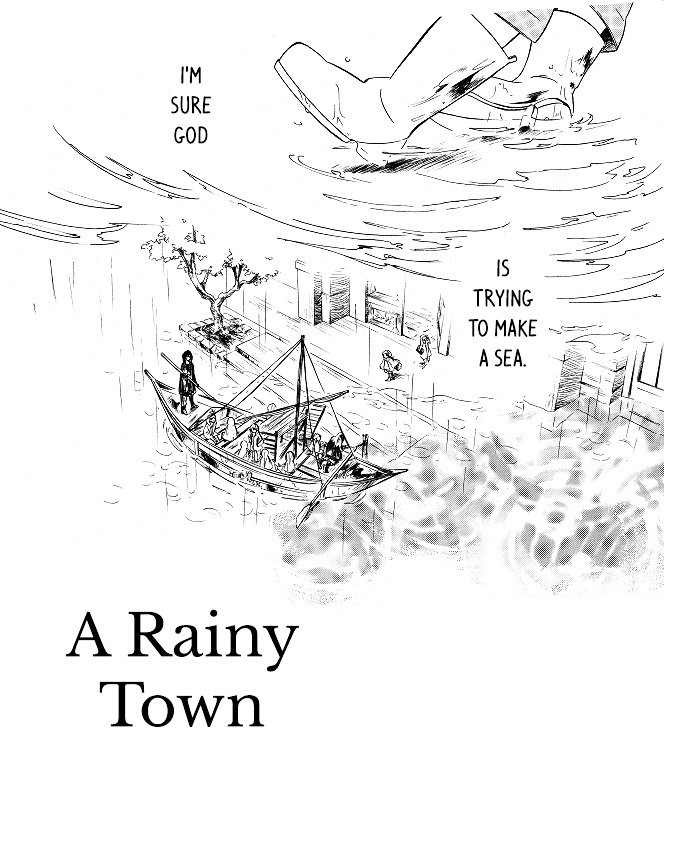 A Rainy Town - Challenge - Chapter 1 : Rainy Town [Oneshot]