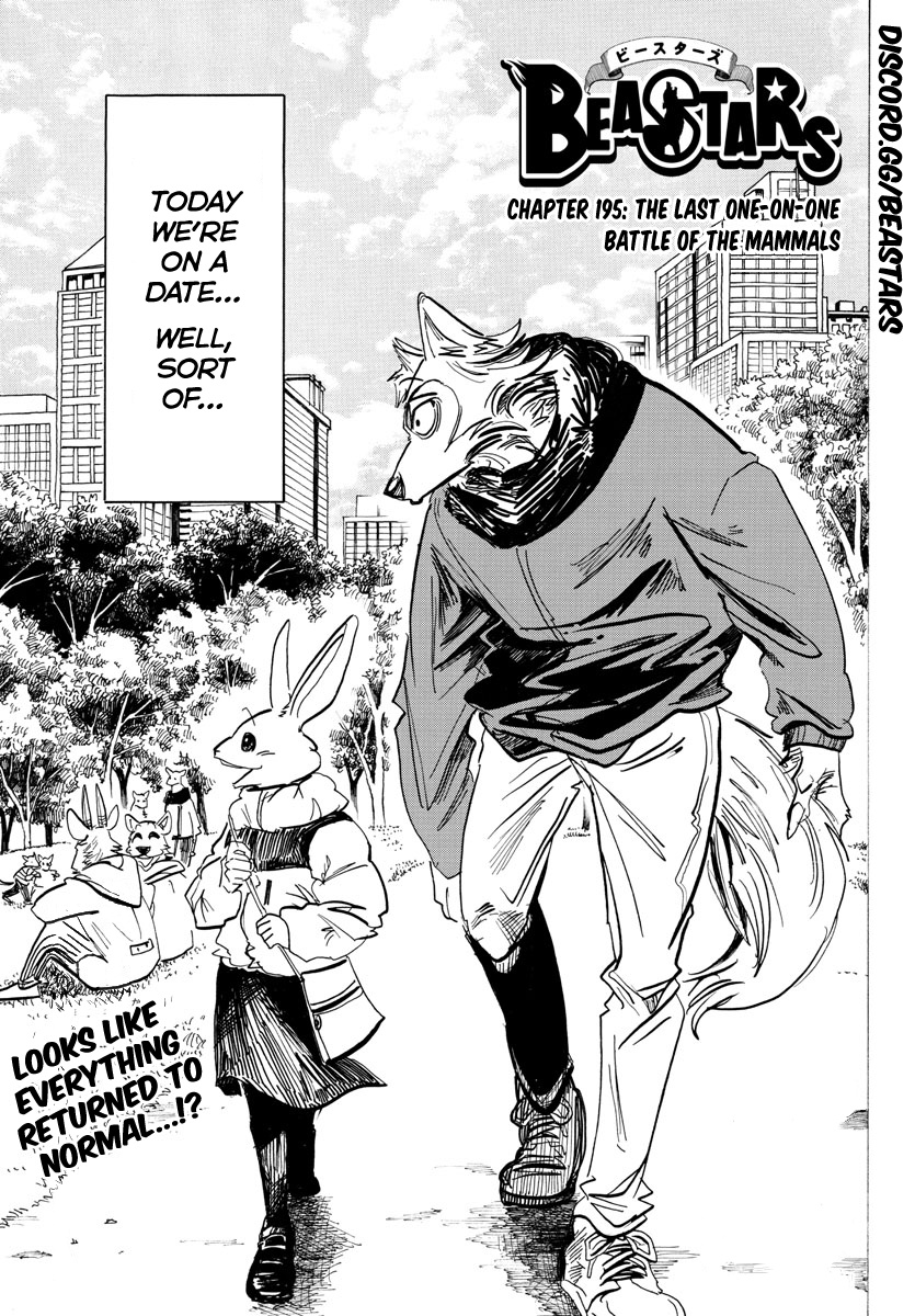 Beastars - Chapter 195: The Last One-On-One Battle Of The Mammals