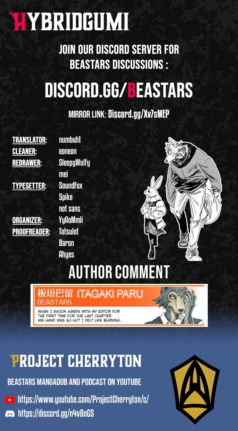 Beastars - Chapter 195: The Last One-On-One Battle Of The Mammals