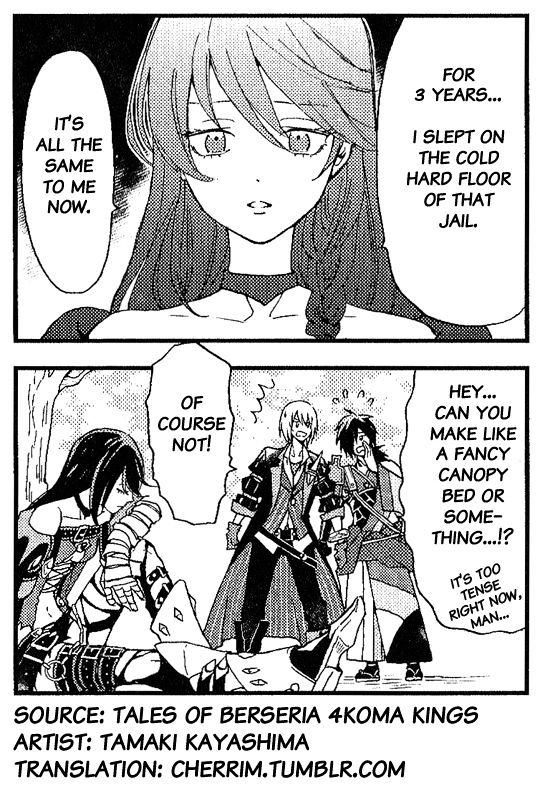 Tales Of Berseria 4Koma Kings - Chapter 5 : Camping Is Fun