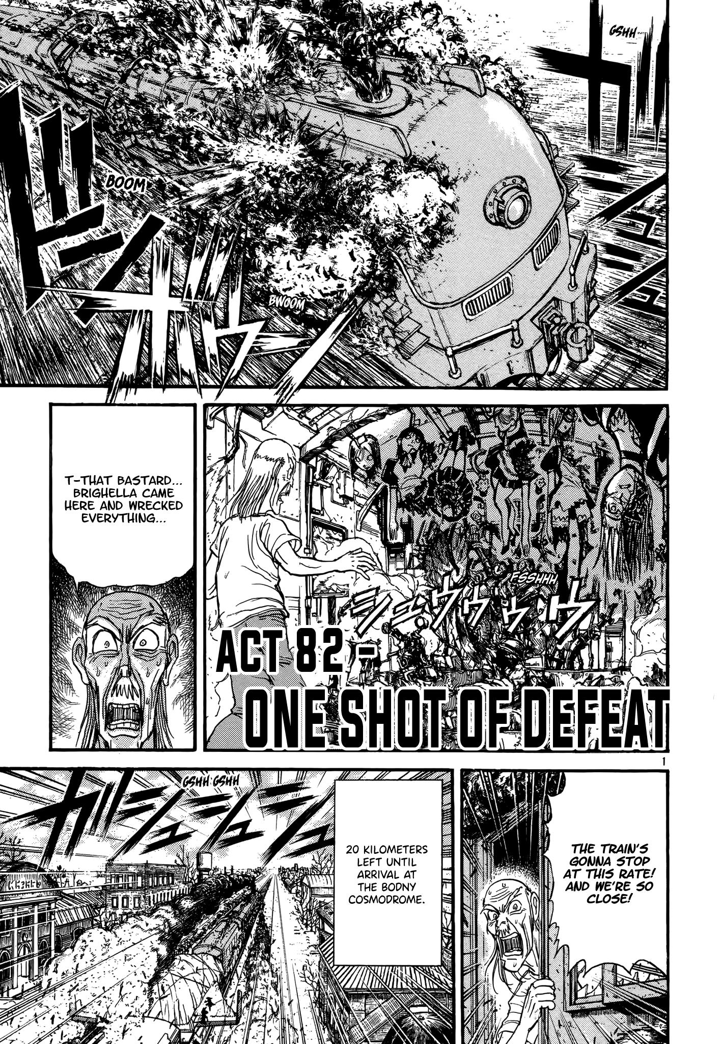 Karakuri Circus - Vol.42 Chapter 415: Deus Ex Machina - Act 82 - One Shot Of Defeat