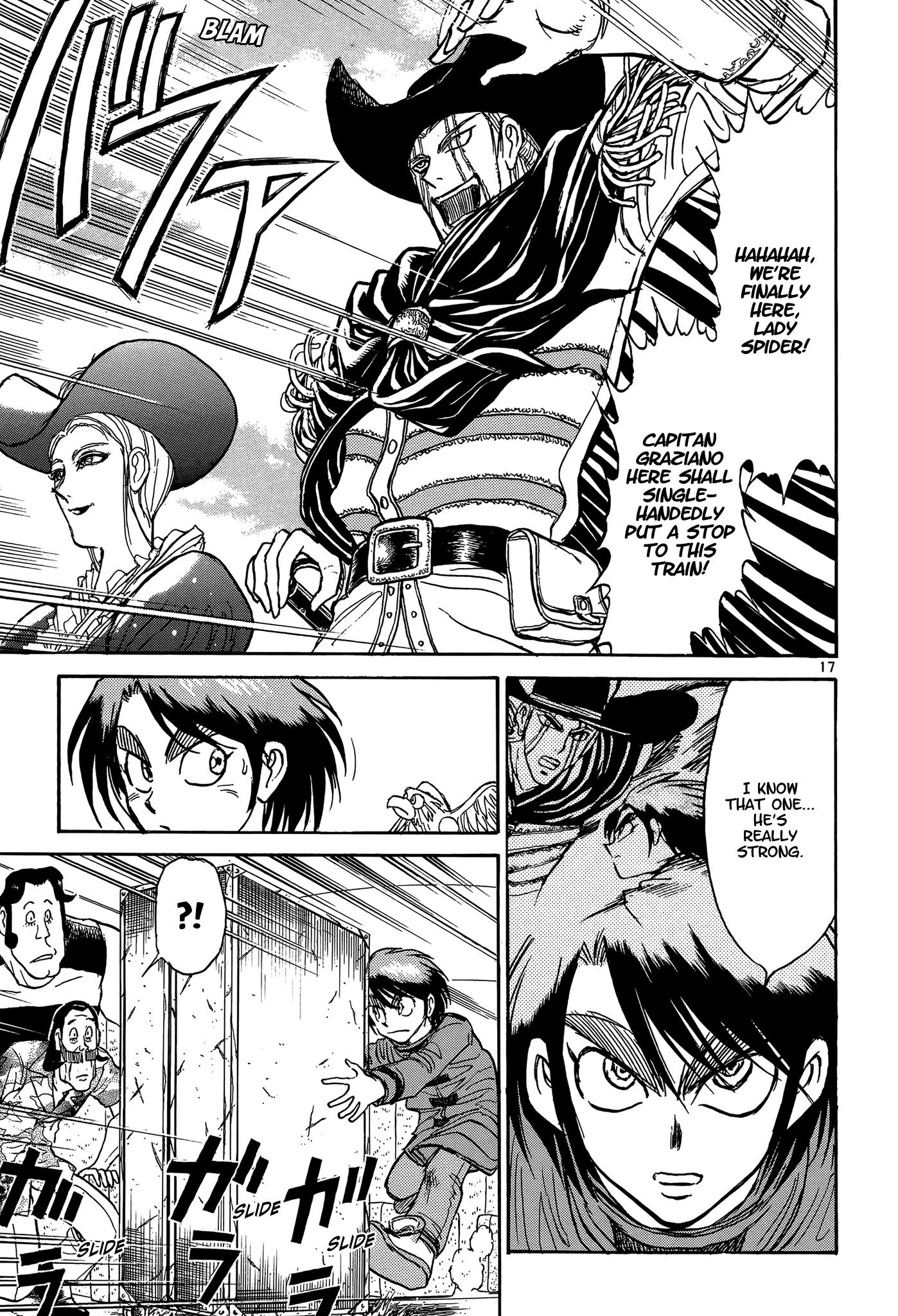 Karakuri Circus - Vol.42 Chapter 408: Deus Ex Machina - Act 75 - Capitan Graziano Arrives