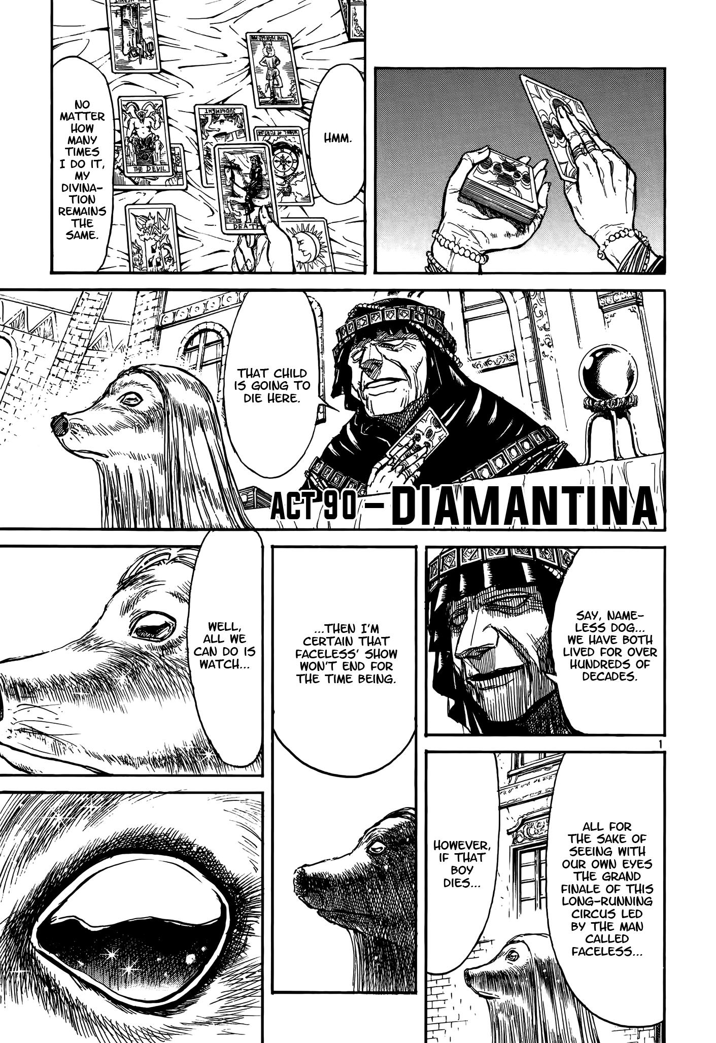 Karakuri Circus - Vol.43 Chapter 423: Deus Ex Machina - Act 90 - Diamantina