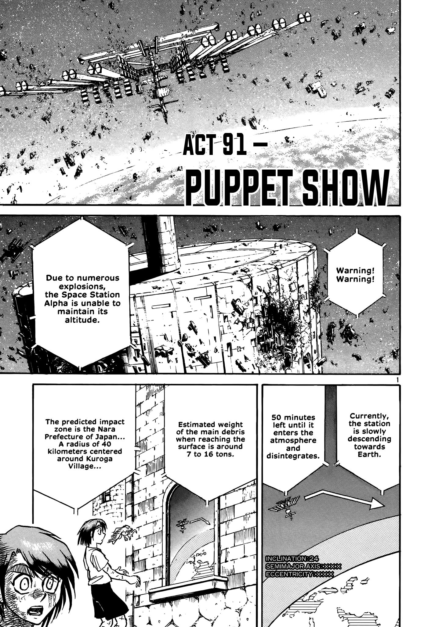 Karakuri Circus - Vol.43 Chapter 424: Deus Ex Machina - Act 91 - Puppet Show