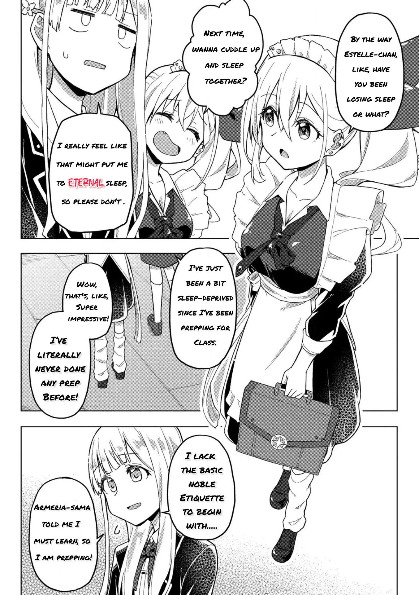 Gal Maid & Villainess: Only Milady's Happy End Will Win! - Chapter 6: Estelle-Chan's School Life