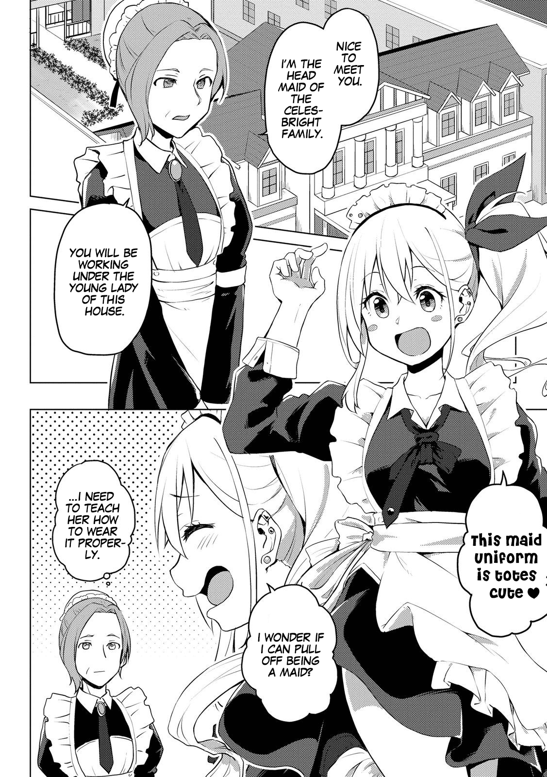 Gal Maid & Villainess: Only Milady's Happy End Will Win! - Chapter 1: I Met Your Smile