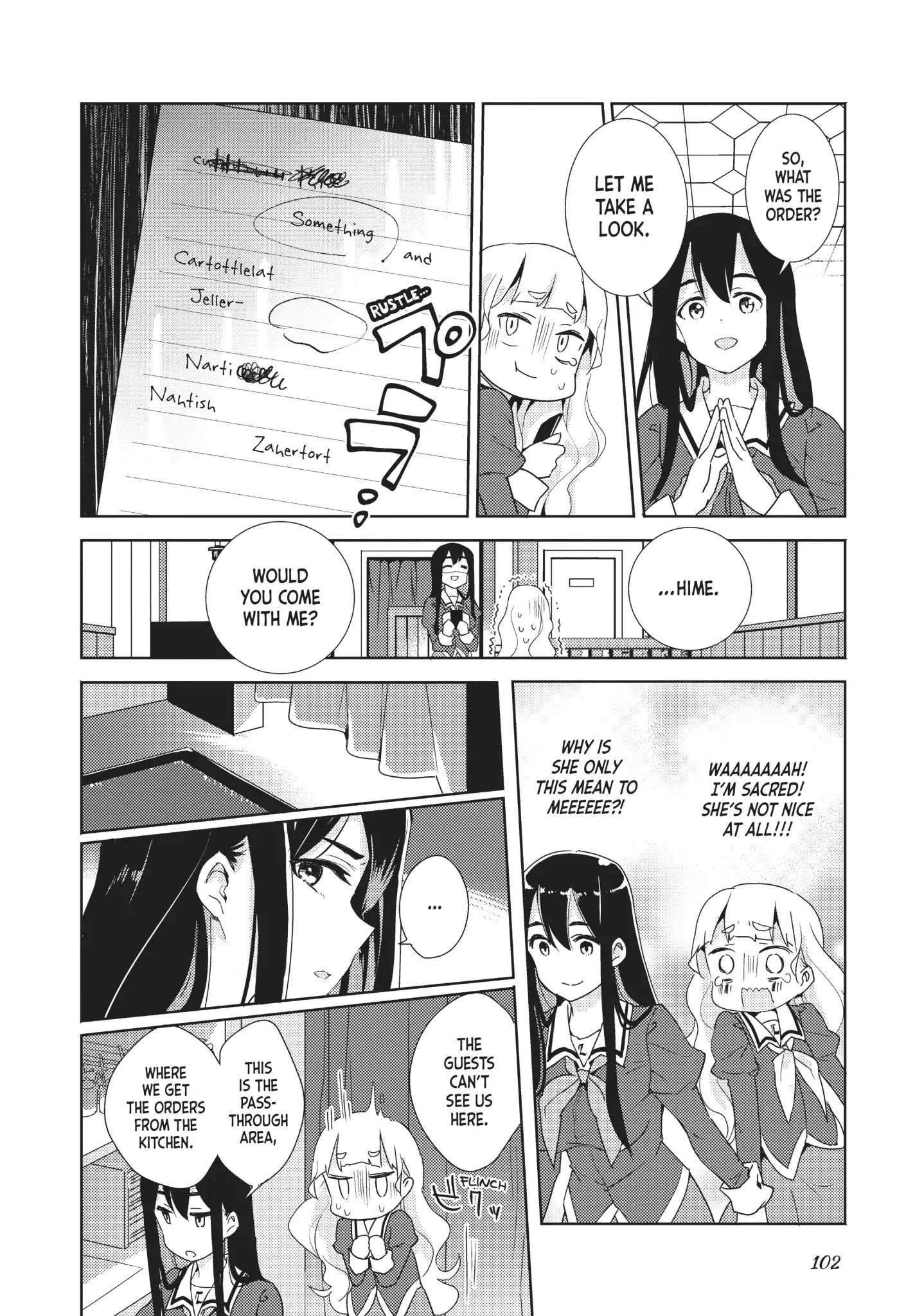 Yuri Is My Job! - Vol.1 Shift 4: Shall We Begin Service Now?