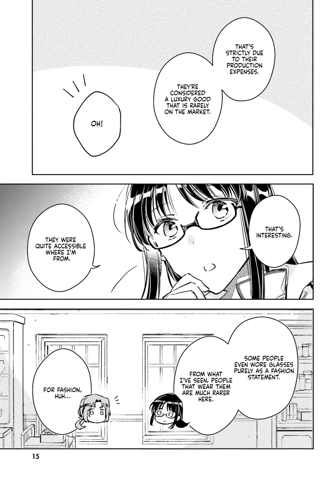 Seijo No Maryoku Wa Bannou Desu - Vol.5 Chapter Extra : Life With Glasses