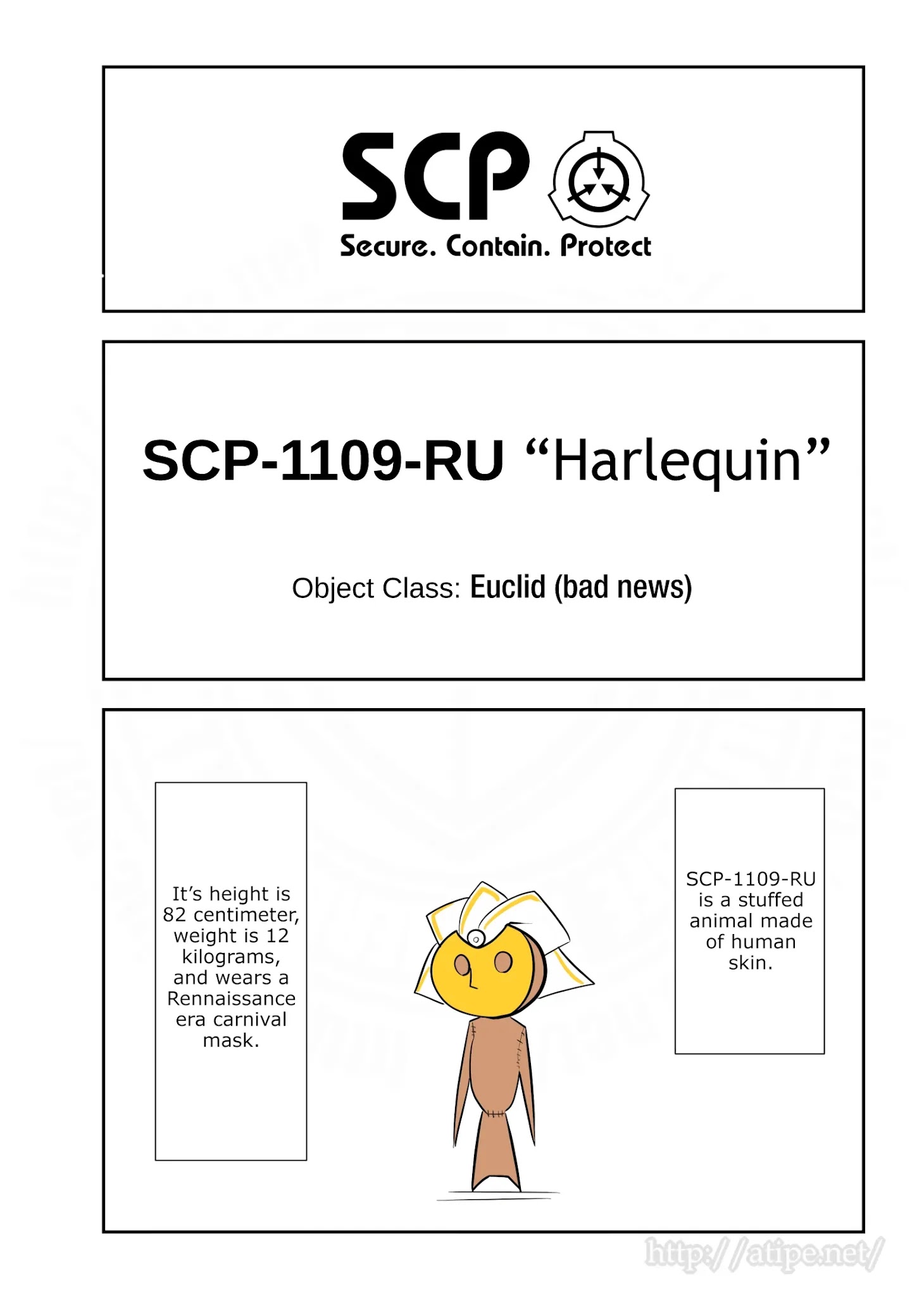 Oversimplified Scp - Chapter 171: Scp-1109-Ru "Harlequin"