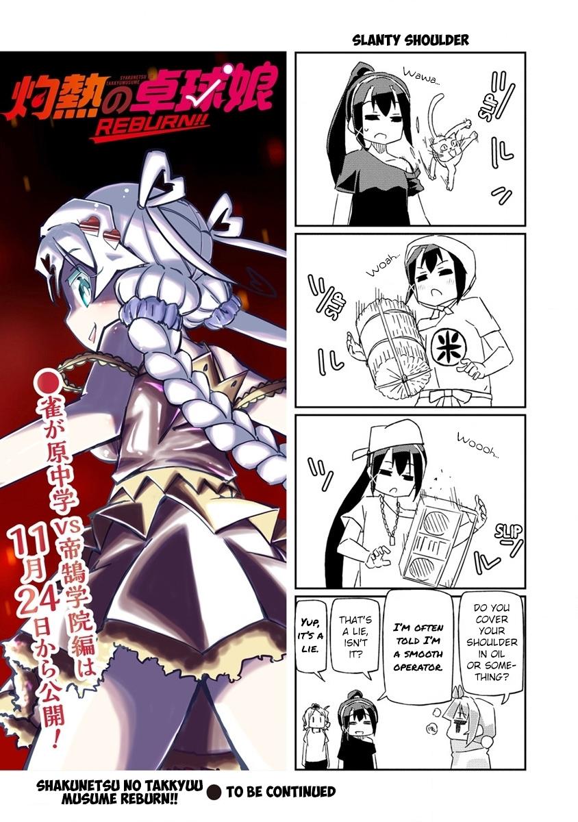 Shakunetsu No Takkyuu Musume Reburn!! - Chapter 5.6: Omake