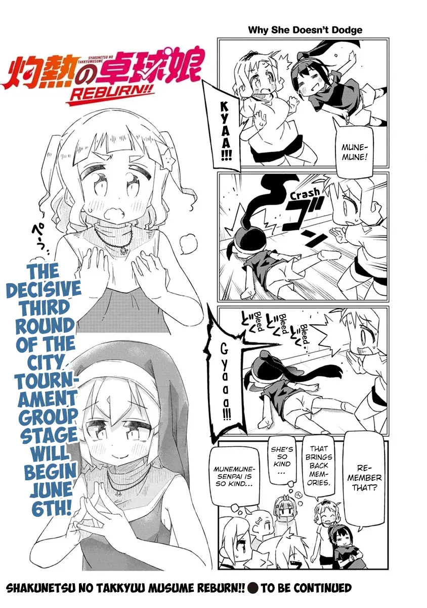 Shakunetsu No Takkyuu Musume Reburn!! - Chapter 7.5: Omake