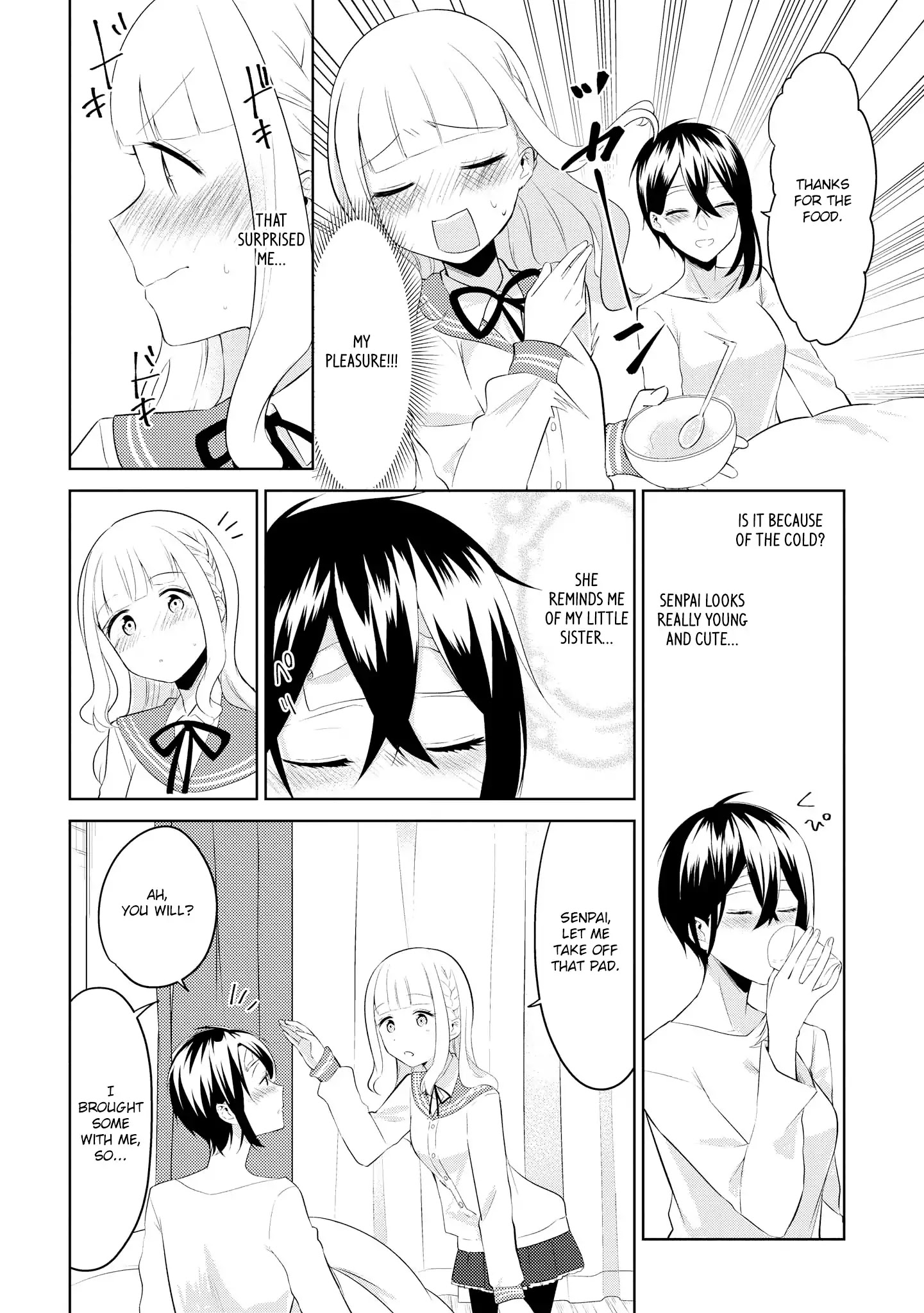 Shiki-Senpai Is Too Handsome! - Chapter 4: I'll Nurse You!