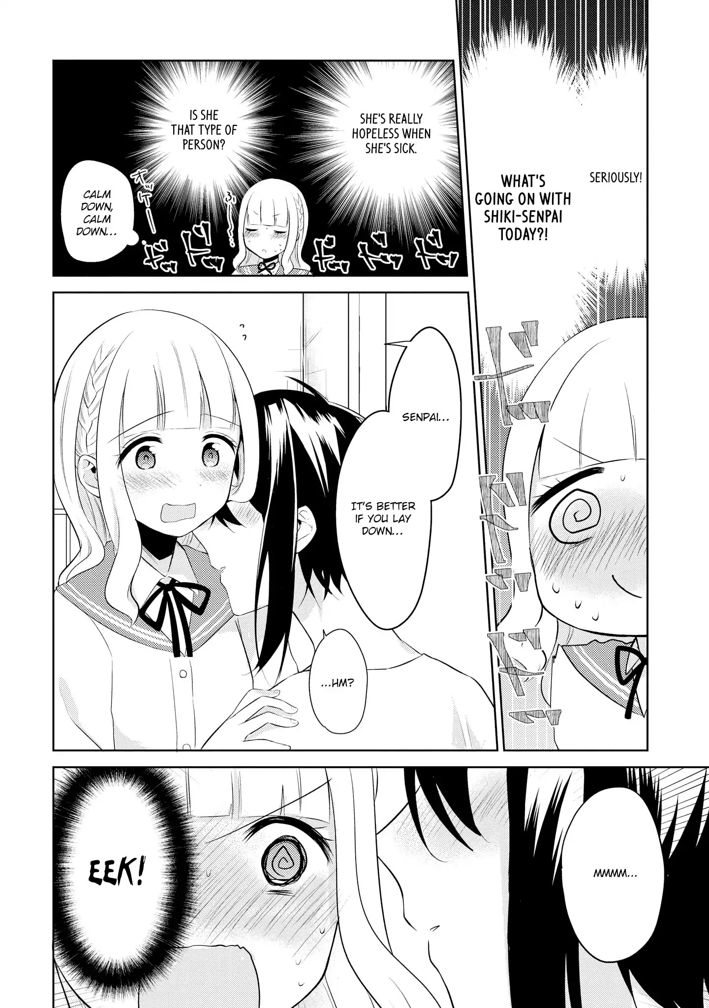 Shiki-Senpai Is Too Handsome! - Chapter 4: I'll Nurse You!