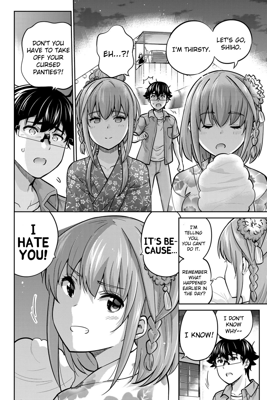 Onegai, Nugashite. - Chapter 73: We Can't... Take Them Off Yet...