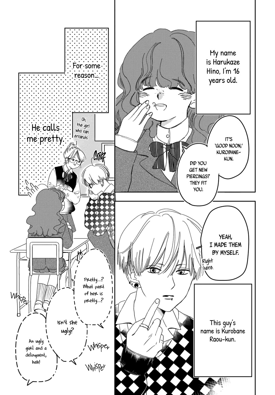 Raou-Kun Notices Me - Chapter 1: The Start Of A Romance With A Mischievous Boy