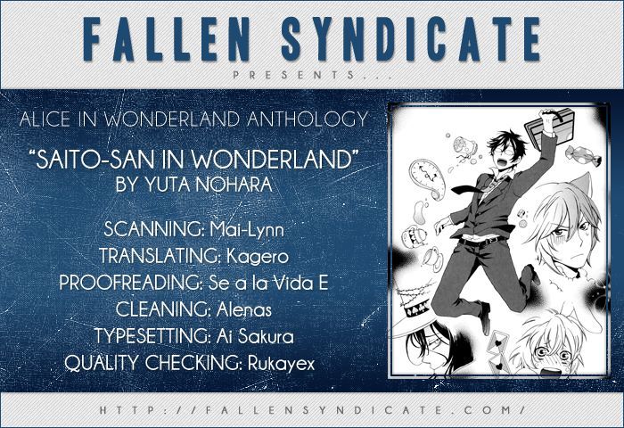 Alice In Wonderland (Anthology) - Vol.1 Chapter 3 : Saito In Wonderland By Yuta Nohara