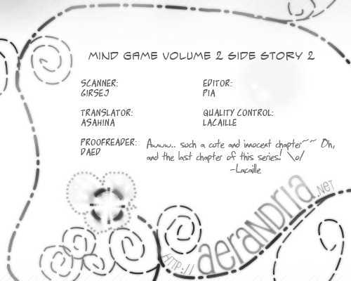 Mind Game - Vol.2 Chapter 10 : Sidestory 2: Whispering Softly In My Heart