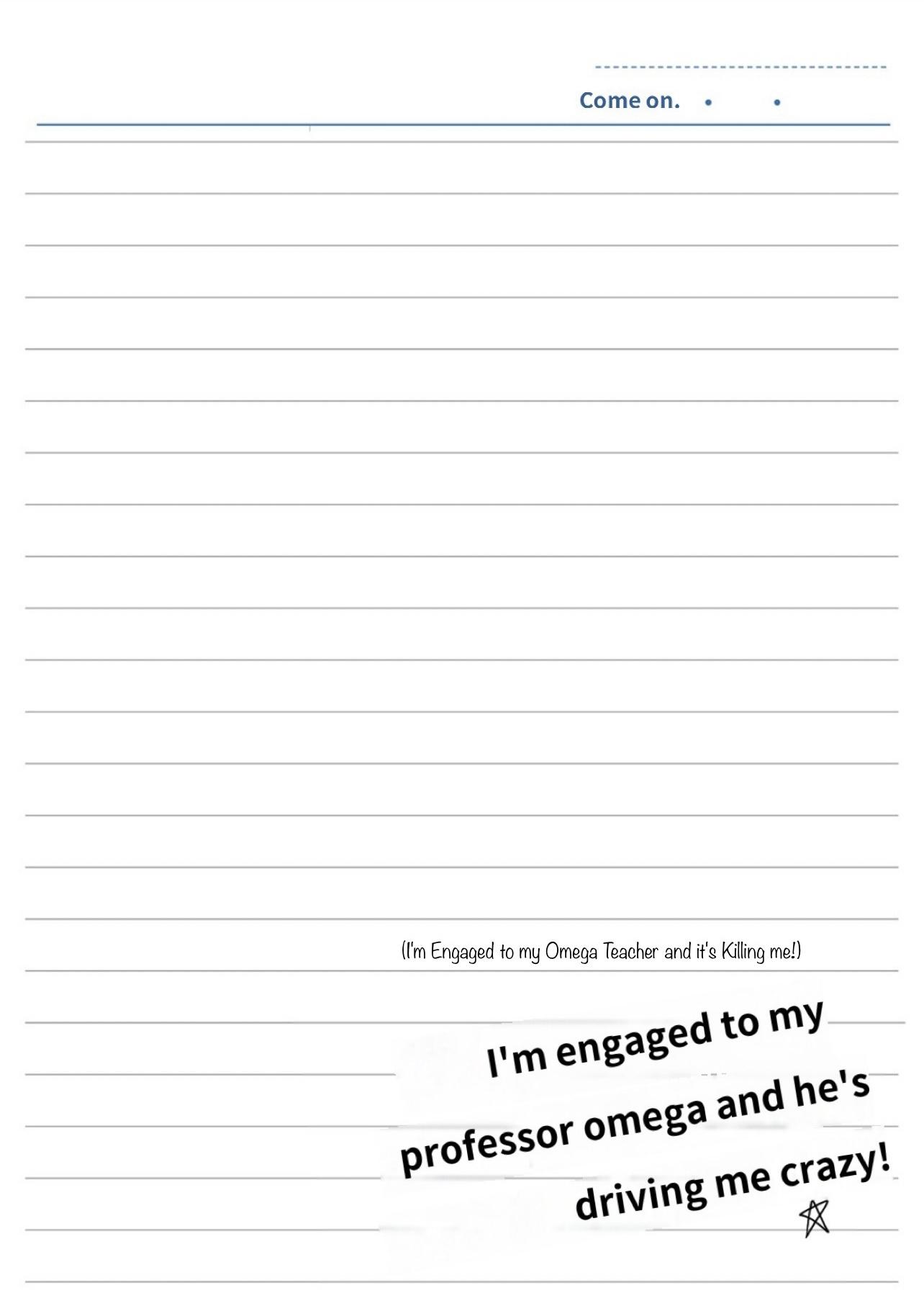 I'm Engaged To My Omega Teacher And It's Killing Me! - Chapter 5