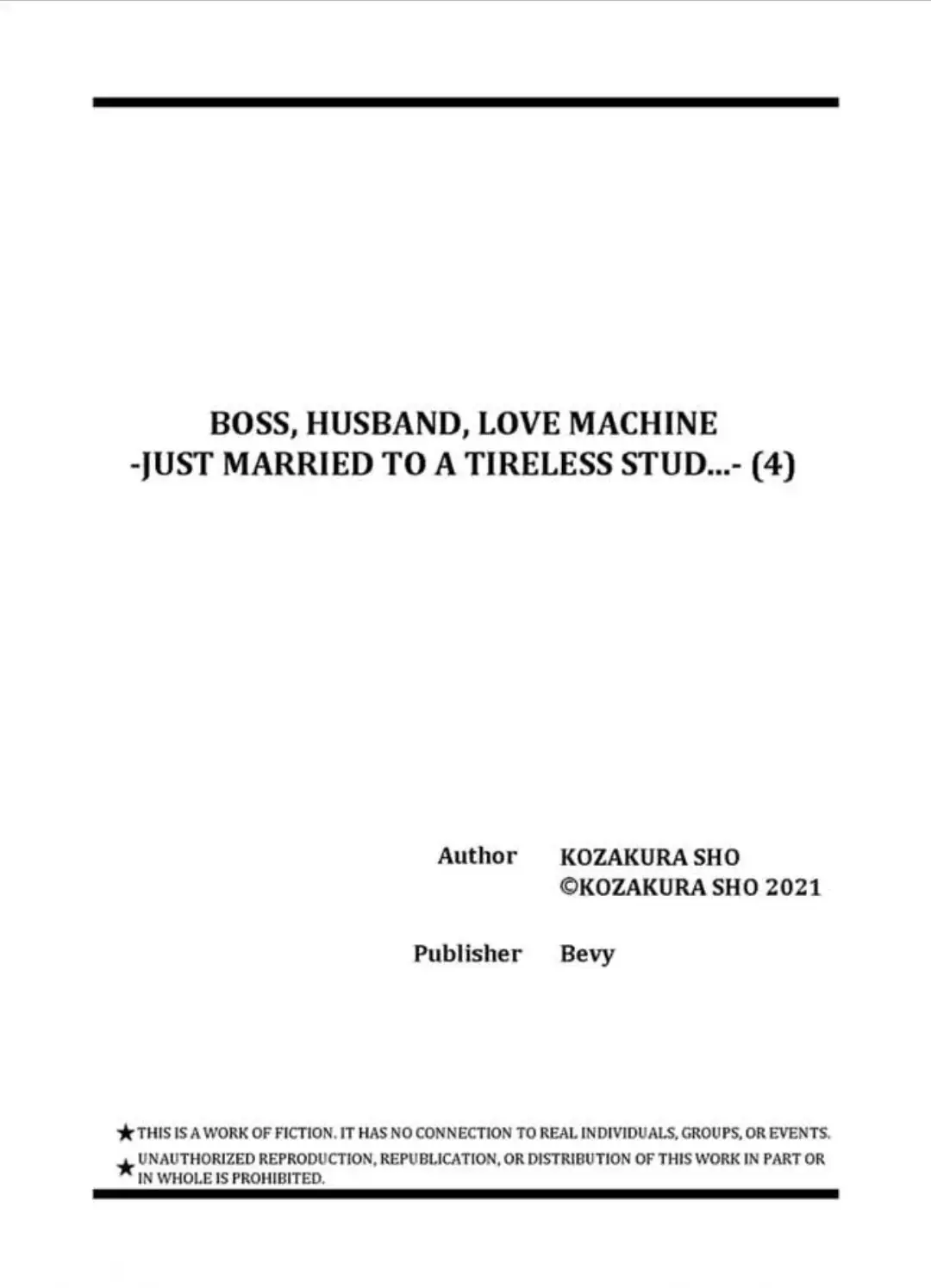 Boss, Husband, Love Machine - Just Married To A Tireless Stud - Chapter 4