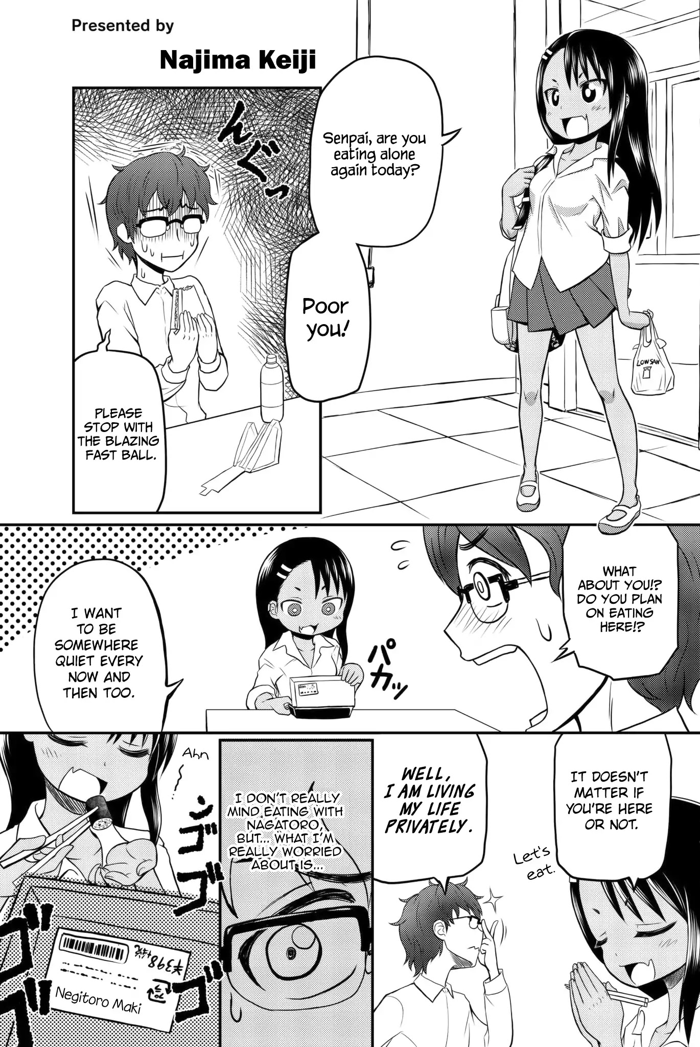 Please Don't Bully Me, Nagatoro Comic Anthology - Chapter 1