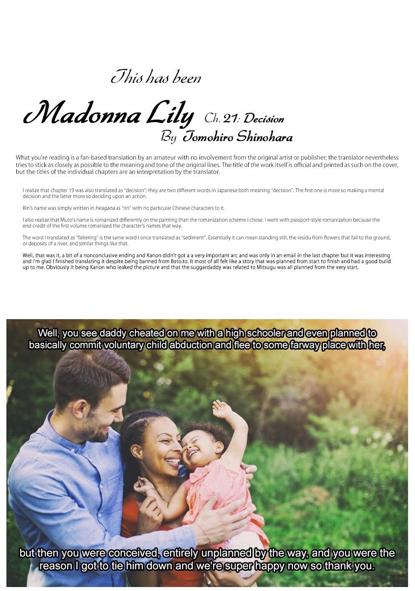 Madonna Lily - Vol.2 Chapter 21: Decision